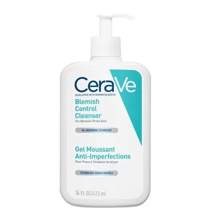 Гель для обличчя та тіла CeraVe (Цераве) глибоко очищувальний для схильної до недосконалостей шкіри, 473 мл
