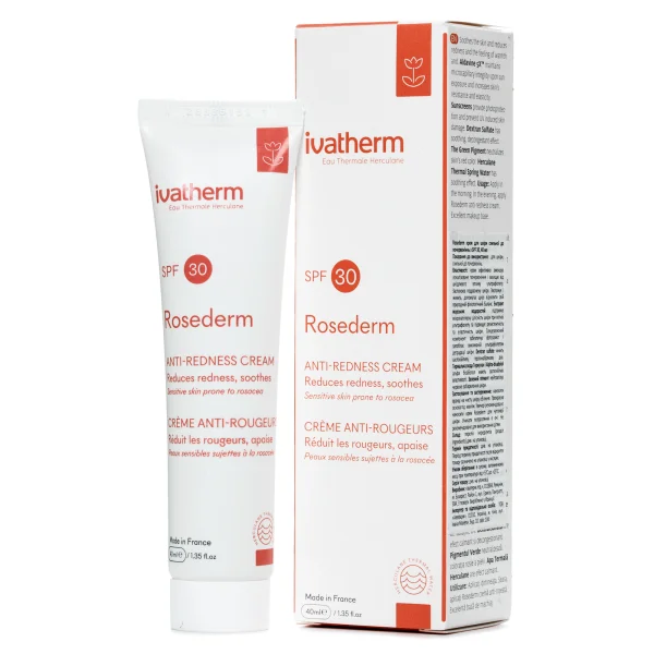 Крем для лица Ivatherm Rosederm (Иватерм Розедерм) для подверженной покраснению кожи, SPF30, 40 мл