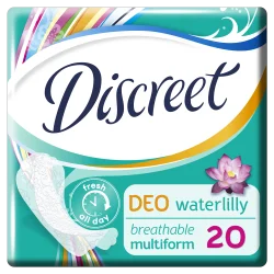 Прокладки Діскріт ДЕО Водяна лілія (Discreet Deo Water Lily Single), 20 шт.