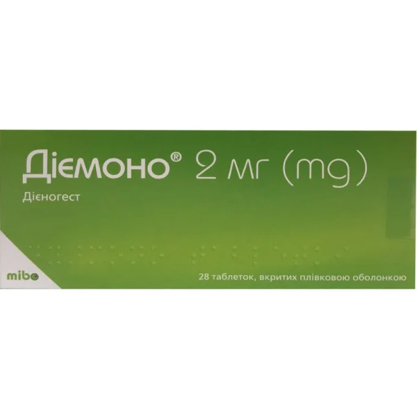 Діємоно у таблетках по 2 мг, 28 шт.
