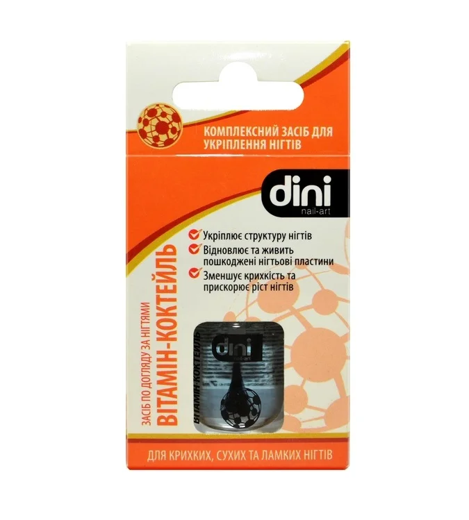 Лак манікюрний Dini (Діні) вітамін-коктейль, 7 мл