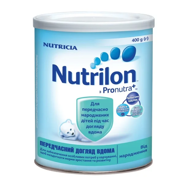 Сухая молочная смесь Нутрилон (Nutrilon) Преждевременный уход дома, 400 г