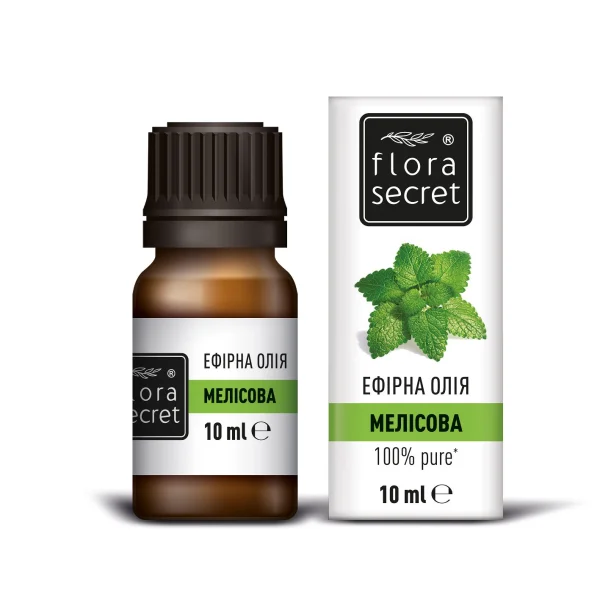 Ефірна олія Flora Secret (Флора Сікрет) мелісова, 10 мл