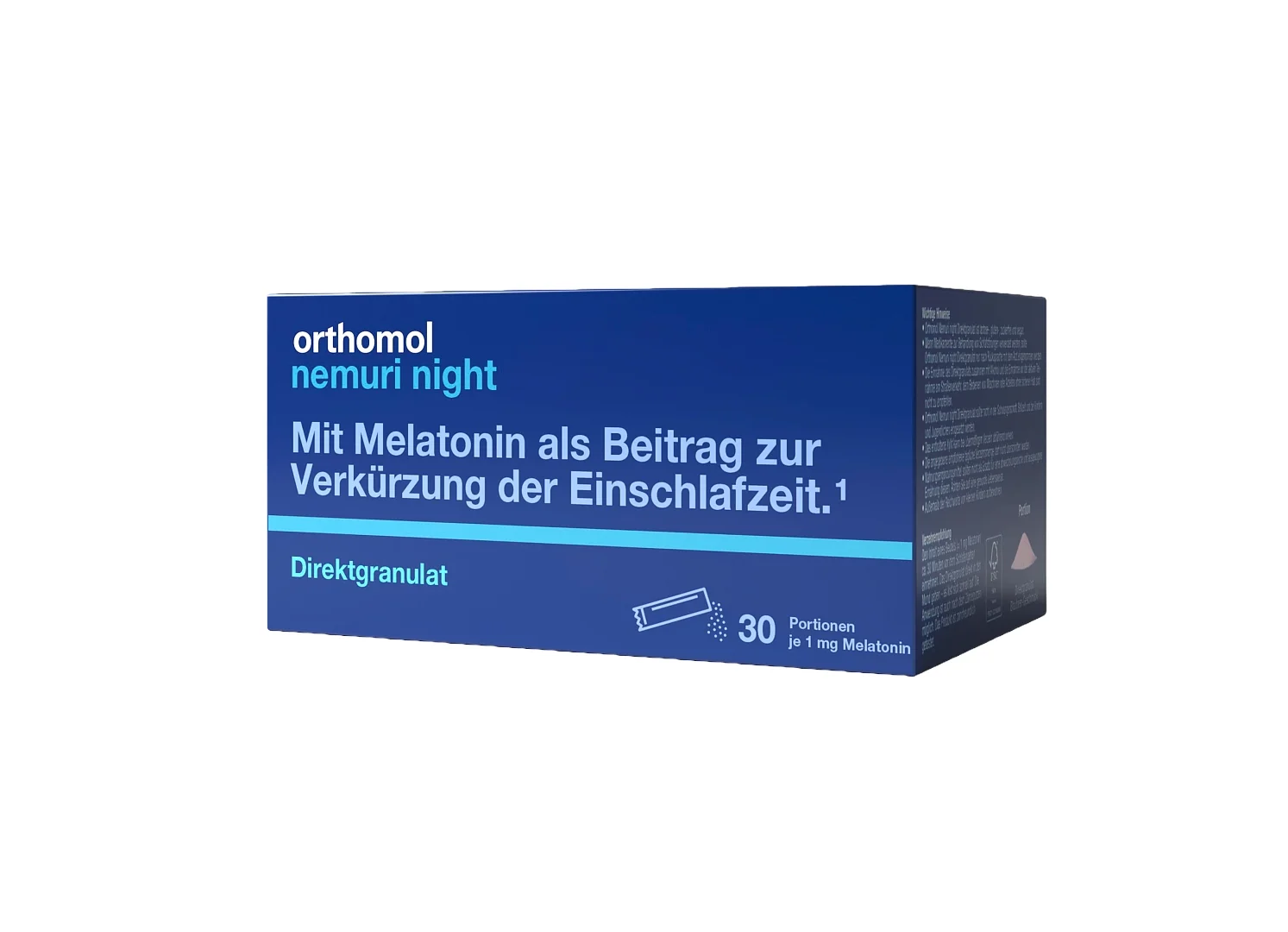 Orthomol (Ортомол) Nemuri night Direktgranulat гранули для здорового сну, 30 днів