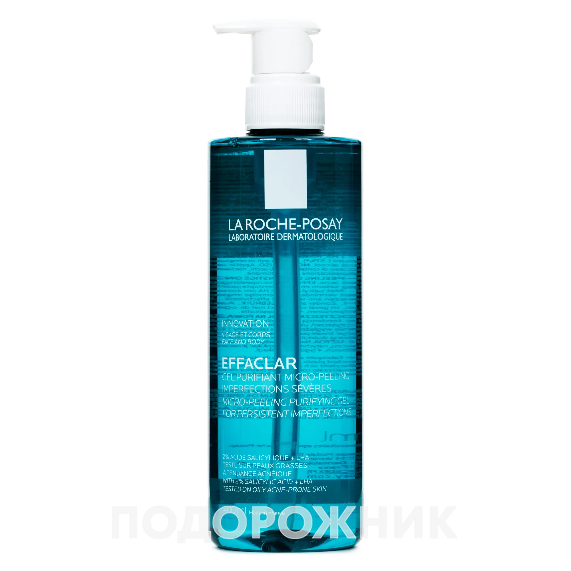 Гель-мікропілінг La Roche-Posay (Ля Рош-Позе) Effaclar для очищення проблемної шкіри, 400 мл