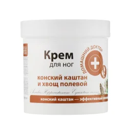 Крем для ніг Домашній Доктор з кінським каштаном і плющем, 250 мл