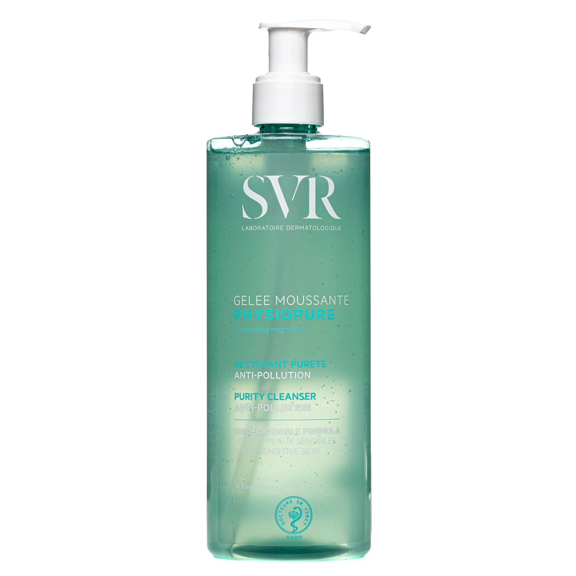 Гель для обличчя SVR Physiopure очищаючий, 400 мл
