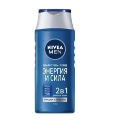 Шампунь для чоловіків Нівеа (Nivea) Енергія і Сила, 250 мл