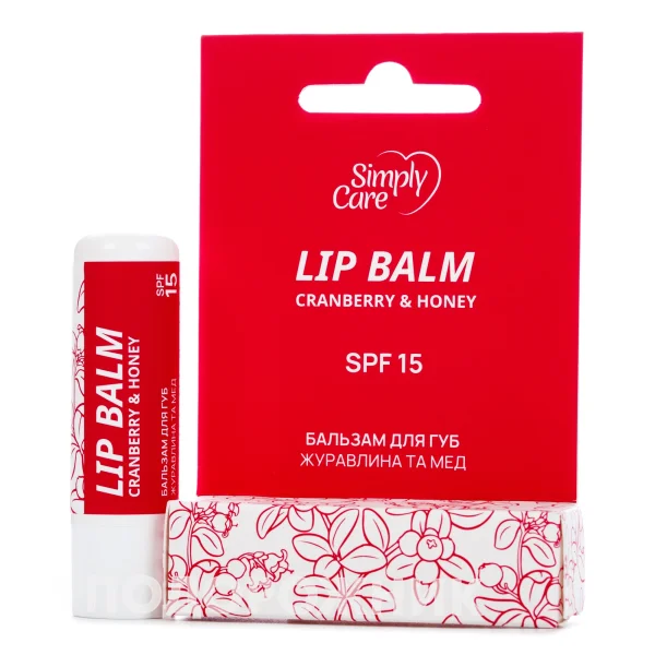 Бальзам для губ захисний CI LIP BALM Healthy Therapy журавлина та мед, 5 г