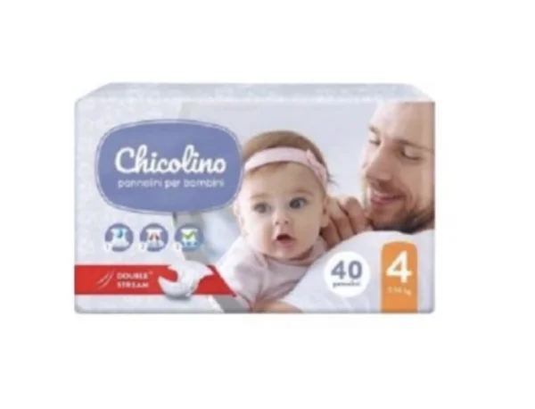 Підгузники Chicolino (Чіколіно) дитячі 4 (7-14кг), 40 шт.