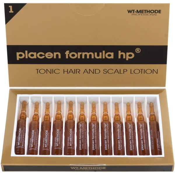 Средство для роста волос Плацент формула (Placen Formula) НР в ампулах по 10 мл, 12 шт.