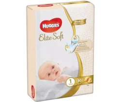 Підгузники Хагіс Еліт Софт 1 (Huggies Elite Soft), 50 шт.