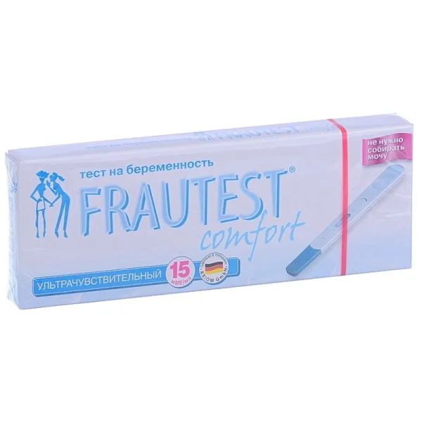 Тест-касета для визначення вагітності Фраутест Комфорт (Frautest Comfort), 1 шт.