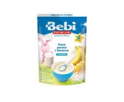 Молочная каша Bebi Premium (Бебі Преміум) рисова з бананом, 250 г