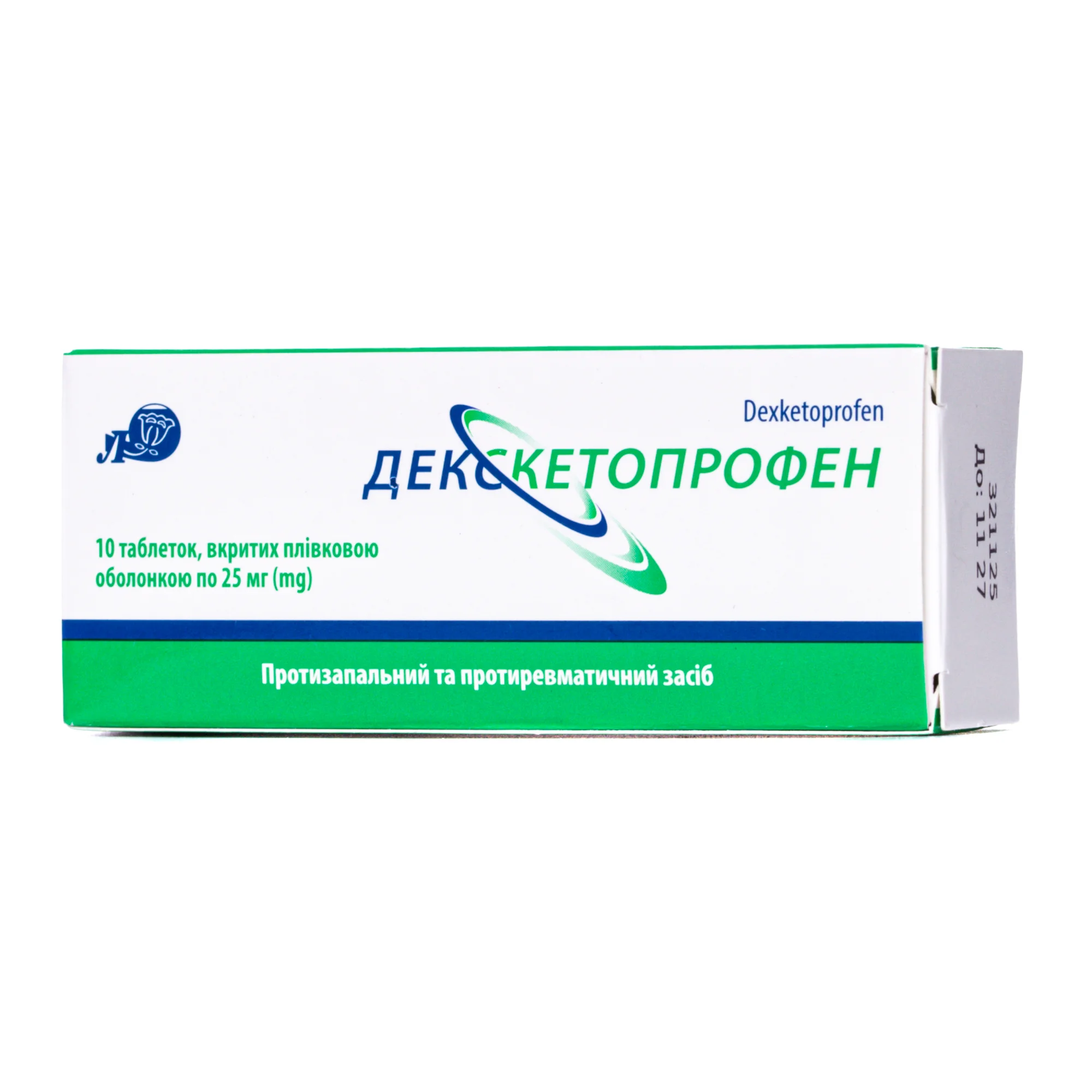 Декскетопрофен таблетки по 25 мг, 10 шт.