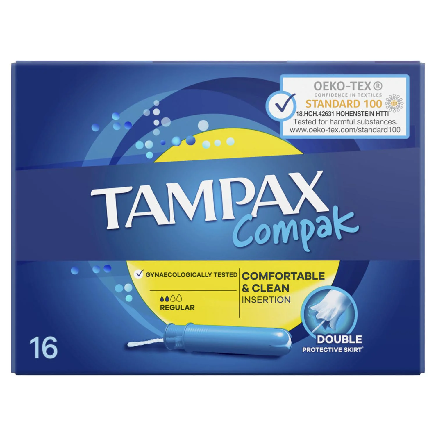 Тампони Tampax (Тампакс) Compak Regular, 16 шт.