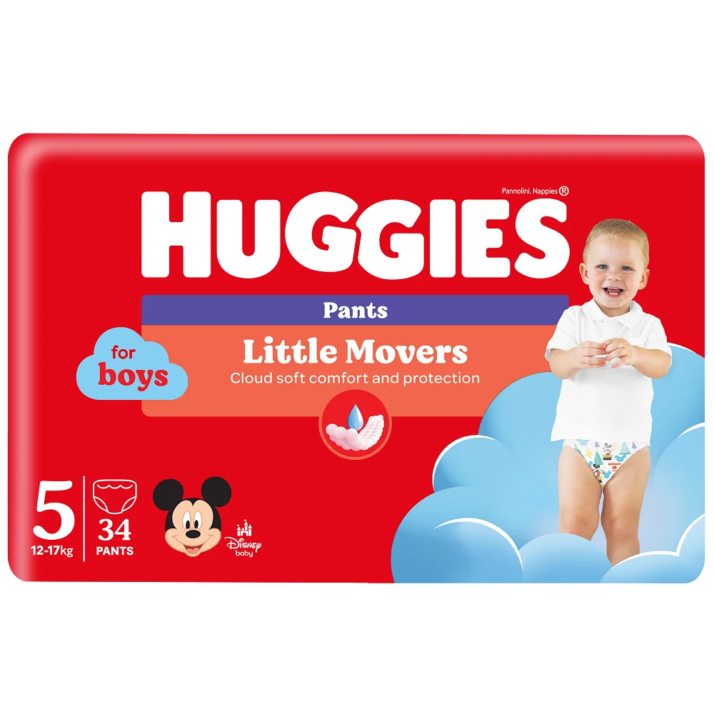 Підгузки-трусики Huggies (Хагіс) Pant 5 для хлопчиків (12-17кг), 34 шт.