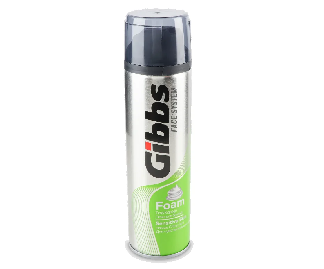Піна для гоління Gibbs (Джібсс) Sensitive, 200 мл