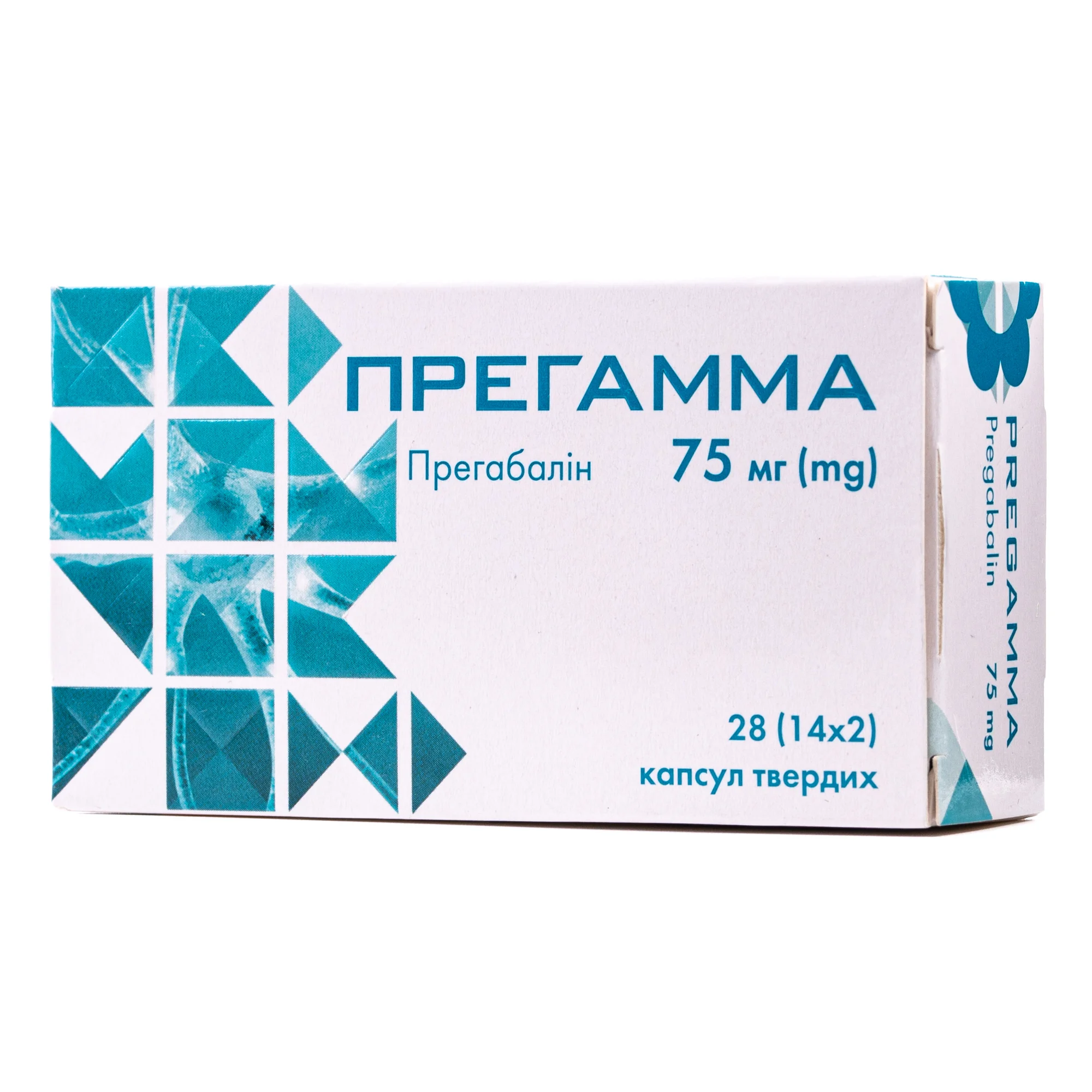Прегамма капсули по 75 мг, 28 шт.