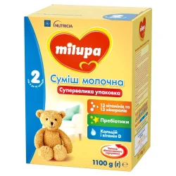 Суміш молочна Мілупа (Milupa) №2, 1100 г