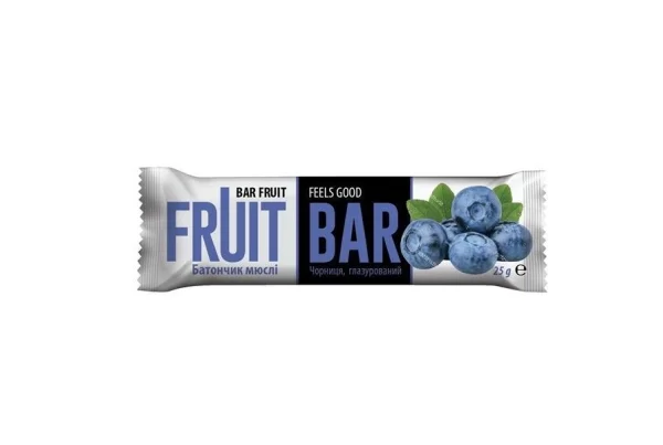 Батончик-мюсли Fruit Bar (Фрут Бар) черника, 25 г