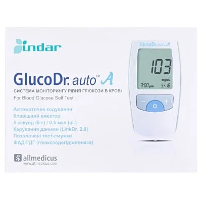 Глюкометр GlucoDr. auto А (ГлюкоДоктор авто А.) AGM 4000, 1 шт.