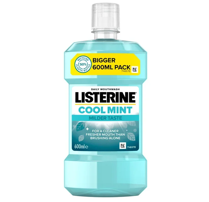 Ополіскувач Listerine (Лістерін) Свіжа м’ята, 600 мл