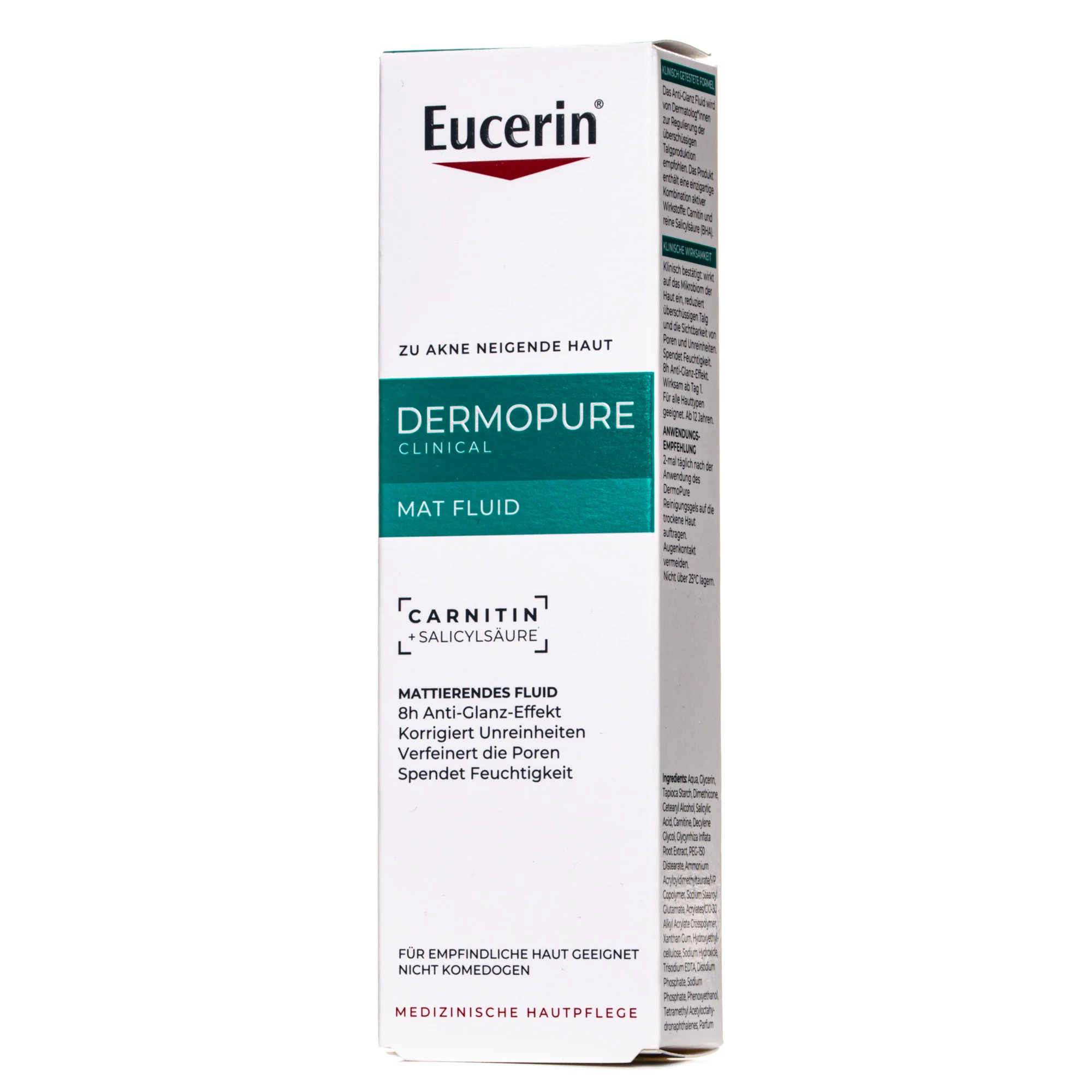 Флюїд для обличчя Eucerin (Юцерин) DermoPure Clinical матуючий для проблемної шкіри, 40 мл