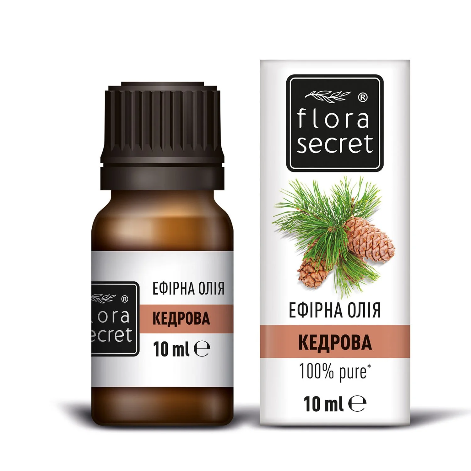 Ефірна олія Флора Сікрет (Flora Secret) кедрова, 10 мл