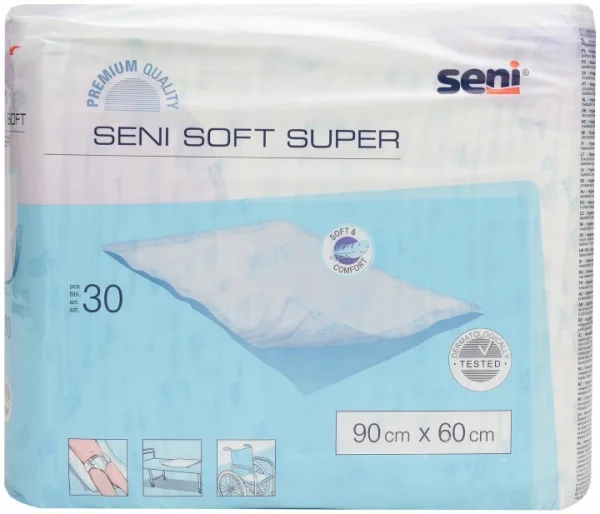 Пеленки для младенцев Seni Soft Super 60х90 см, 30 шт.