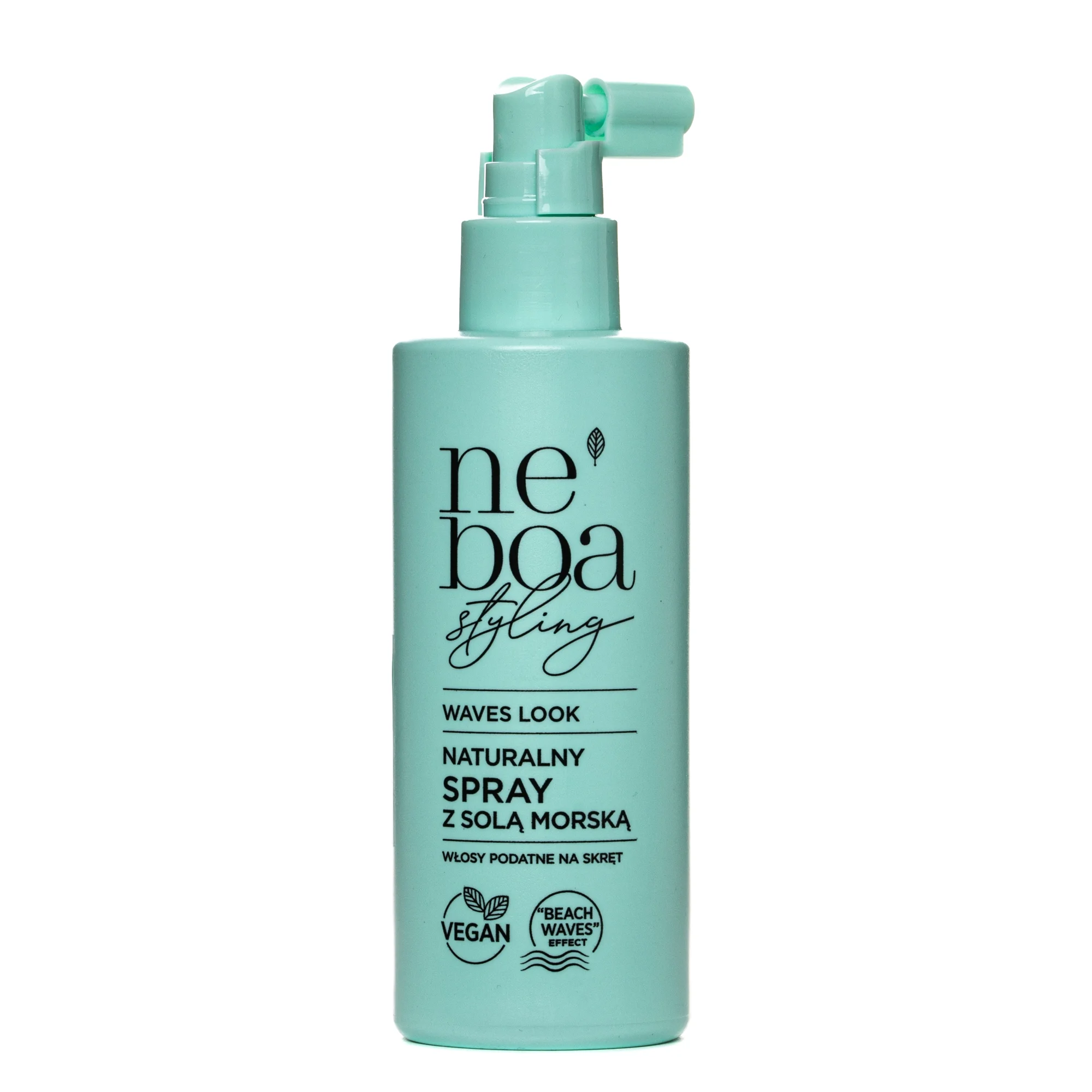 Спрей для волосся Neboa (Небоа) Glossy Hair для стайлінгу з морською сіллю для кучерявого волосся, 175 мл