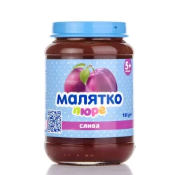 Малятко пюре слива 180г