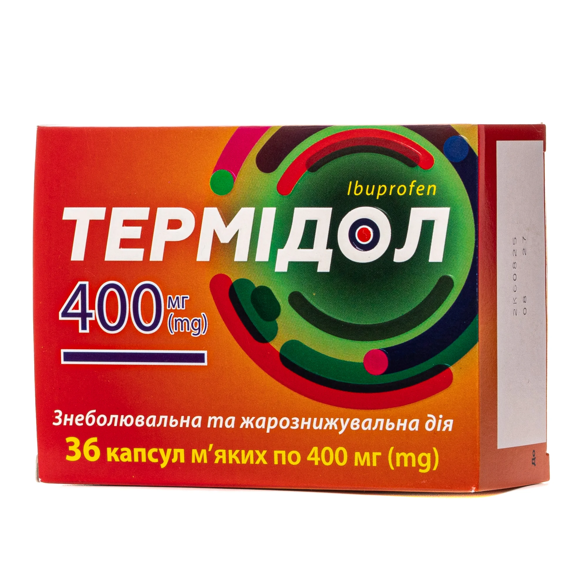 Термідол м’які капсули по 400 мг, 36 шт.