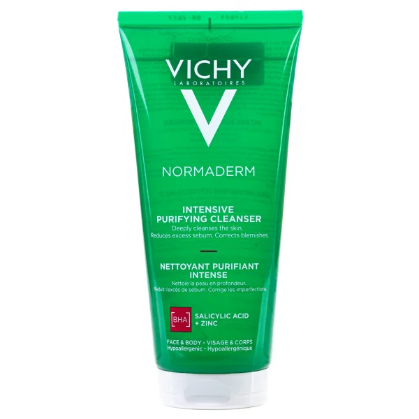 Гель для обличчя Vichy (Віши) Normaderm Phytosolution для очищення жирної, схильної до недоліків шкіри, 200 мл