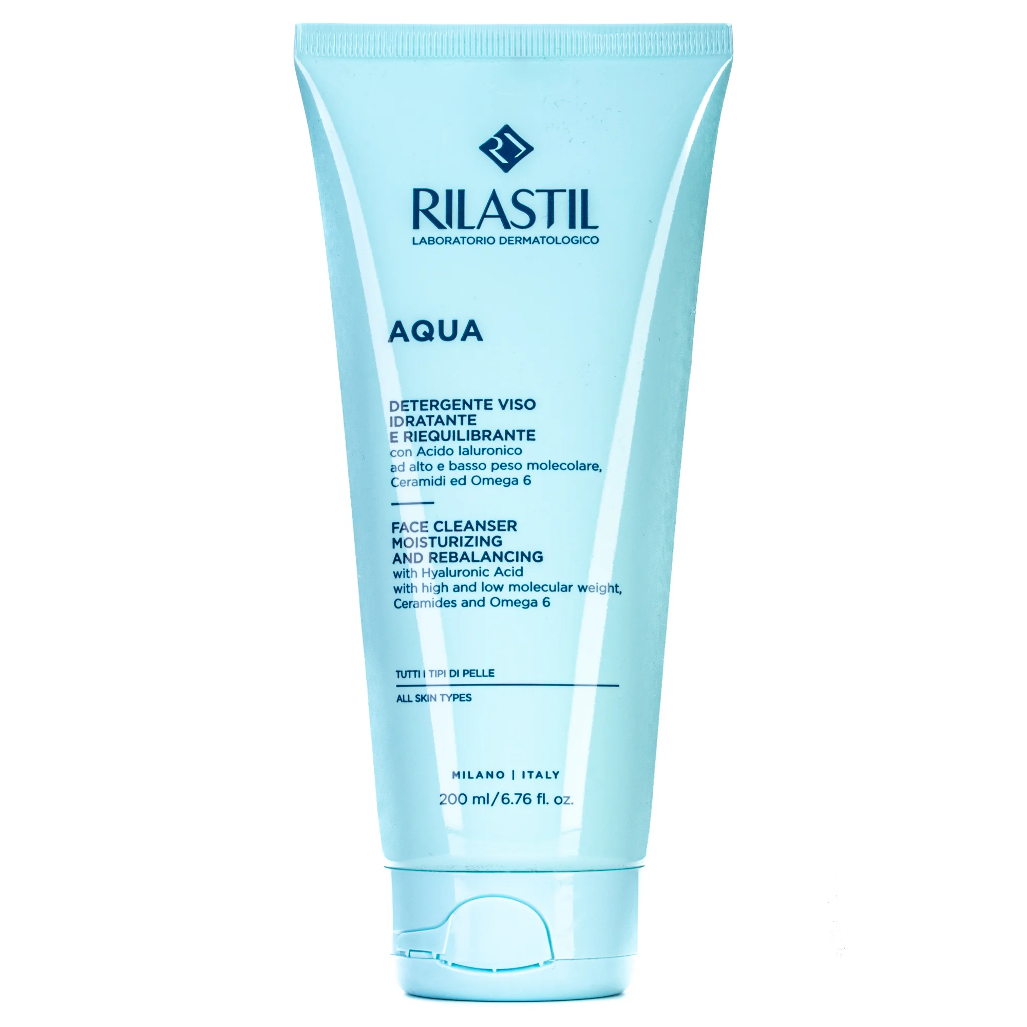 Гель для обличчя Rilastil (Ріластіл) Aqua Делікатний очищуючий, 200 мл