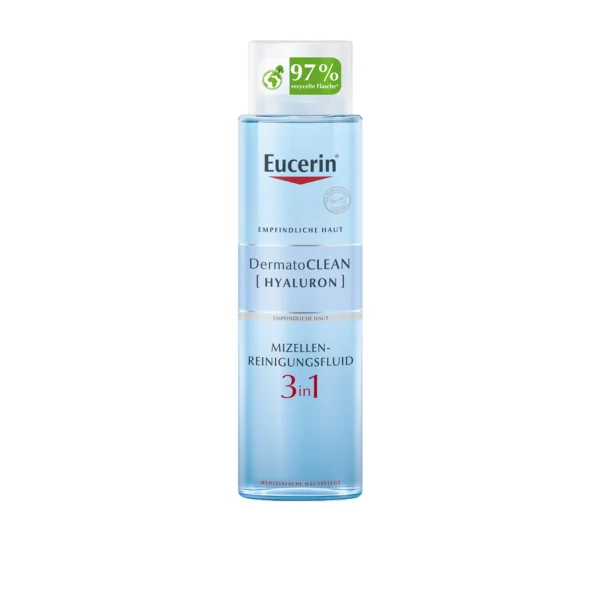 Флюїд для обличчя Еуцерин (Eucerin) ДерматоКлін Міцелярний очищуючий 3в1 для всіх типів шкіри, 400 мл