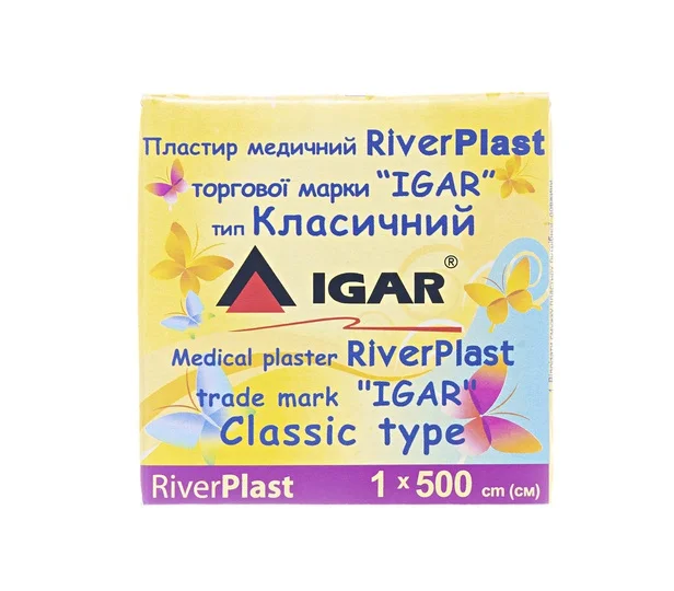Пластир Igar (Ігар) River Plast Класичний на тканинній основі 1 х 500 см, 1 шт.