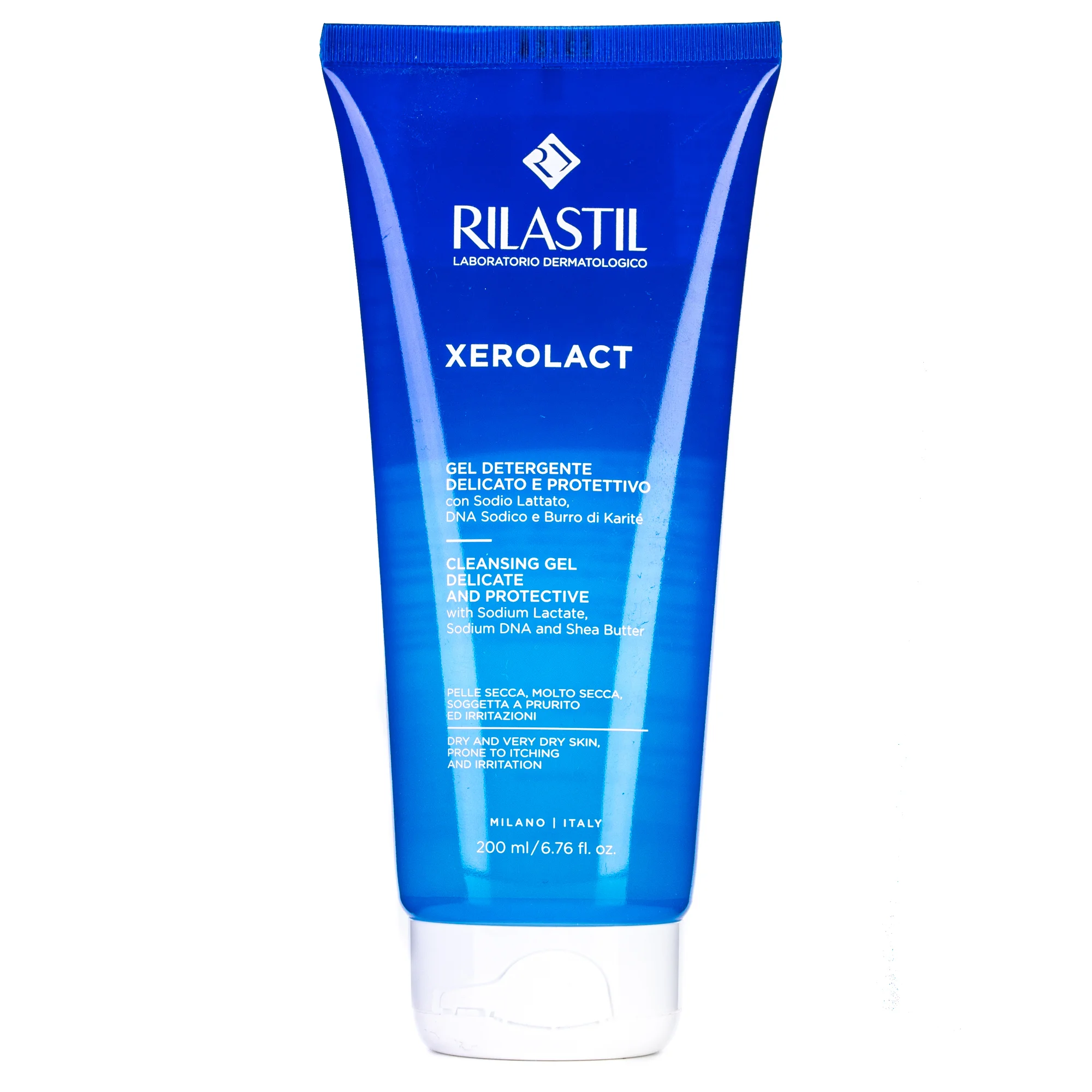 Гель для обличчя Rilastil (Ріластіл) Xerolact Делікатний очищуючий, 200 мл