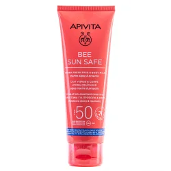 Солнцезащитное молочко для лица и тела Apivita (Апівіта) Bee Sun Safe SPF50, 100 мл