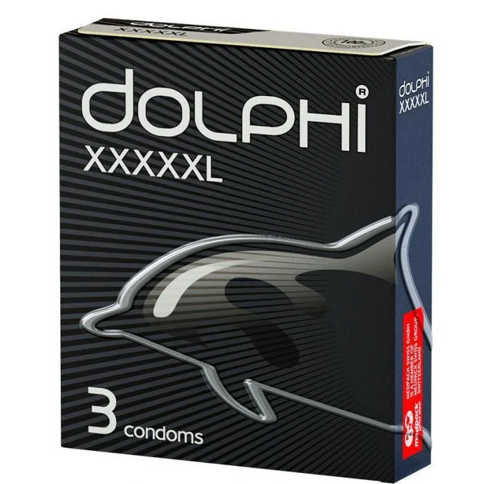Презервативи Долфі XXXXXЛ (Dolphi XXXXXL), 3 шт.