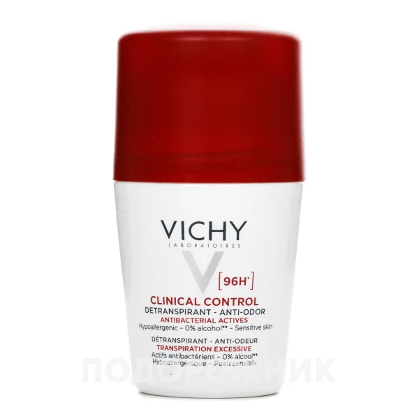 Дезодорант для тела Vichy (Веши) Clinical Control против чрезмерного потоотделения и запаха, 96 часов, 50 мл