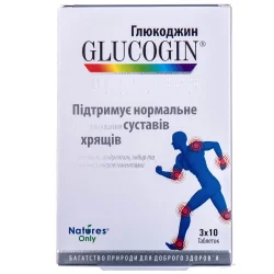 Глюкоджин поддержка функций суставов и хрящей таблетки, 30 шт.