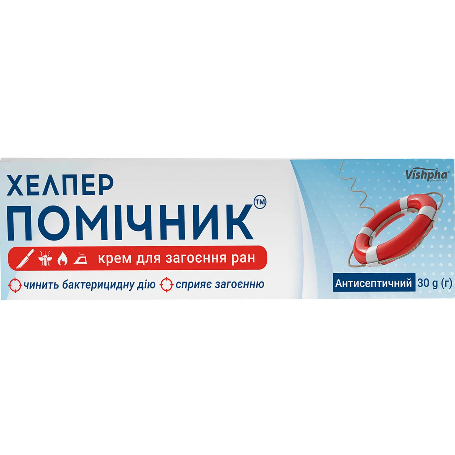 Крем для загоэння ран Хелпер Помічник, 30 г