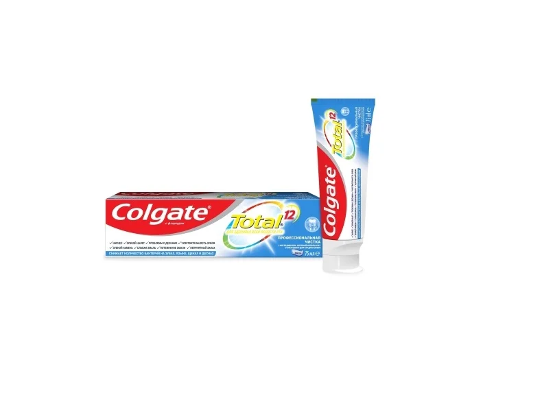Зубна паста Colgate (Колгейт) Total 12, Професійне чищення, 75 мл