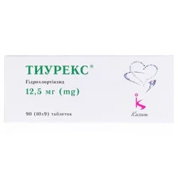 Тиурекс таблетки по 12,5 мг, 90 шт.