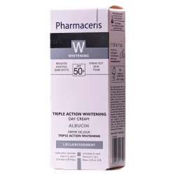 Крем для лица Pharmaceris (Фармацерис) W Albucin дневной отбеливающий тройного действия SPF50+, 30 мл