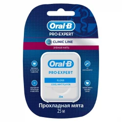 Зубная нить Oral-B Pro-Expert Clinic (Орал-Би Про-эксперт Клиник), 25 м