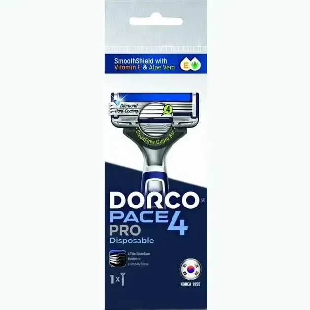 Бритва одноразова Dorco (Дорко) 4 леза, 1 шт.