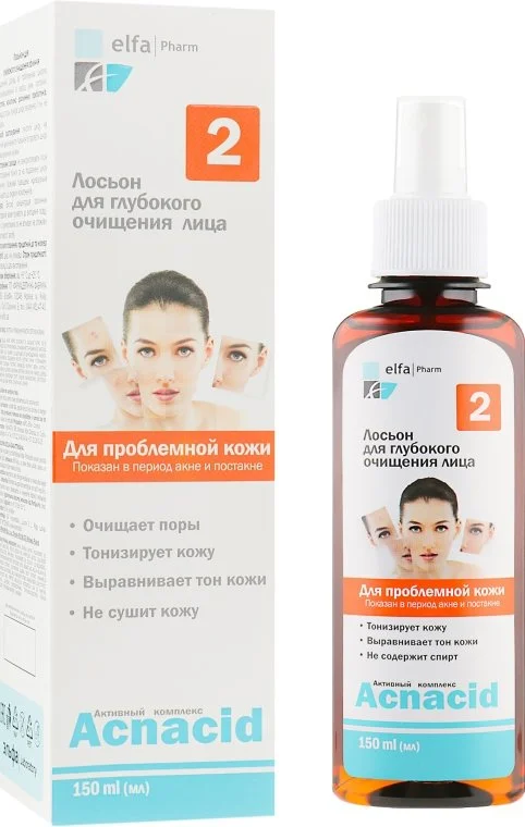 Лосьйон Acnacid (Акнацид) для глибокого очищення обличчя, 150 мл