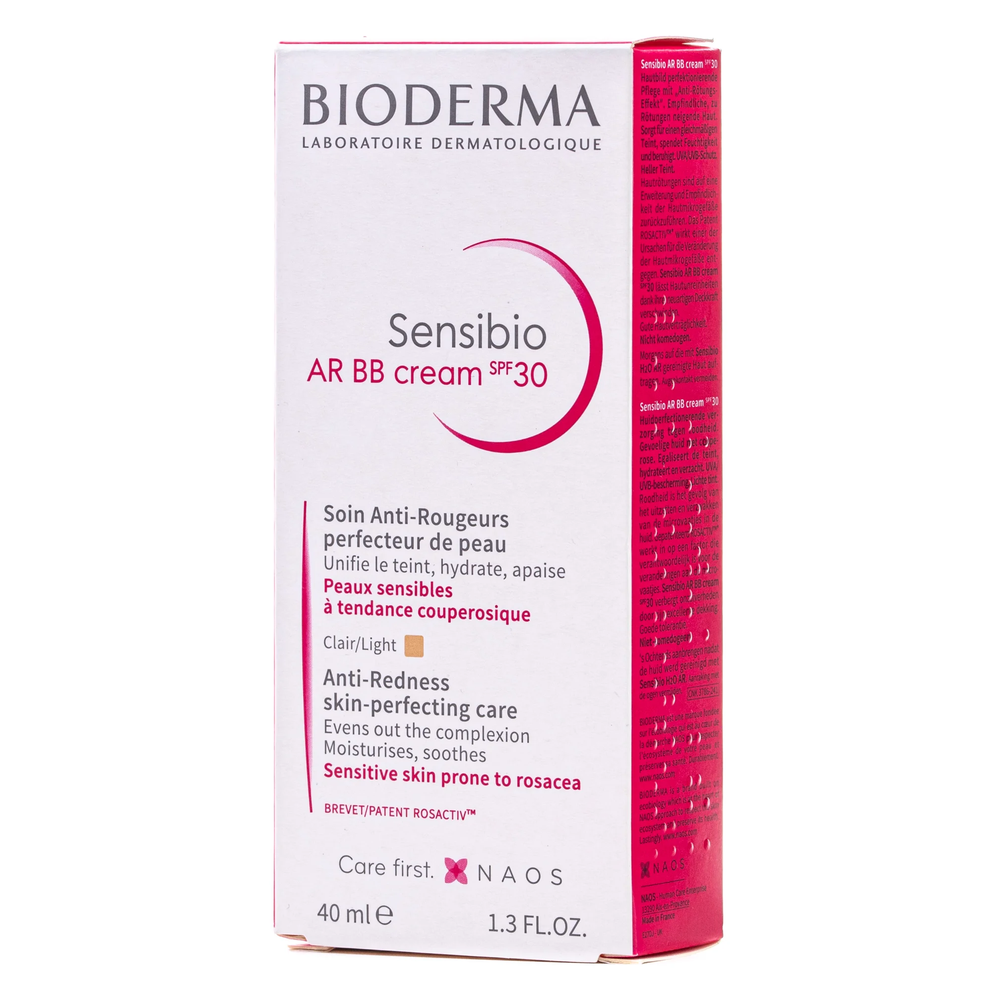 Крем для обличчя Bioderma (Біодерма) Sensibio AR BB, 40 мл